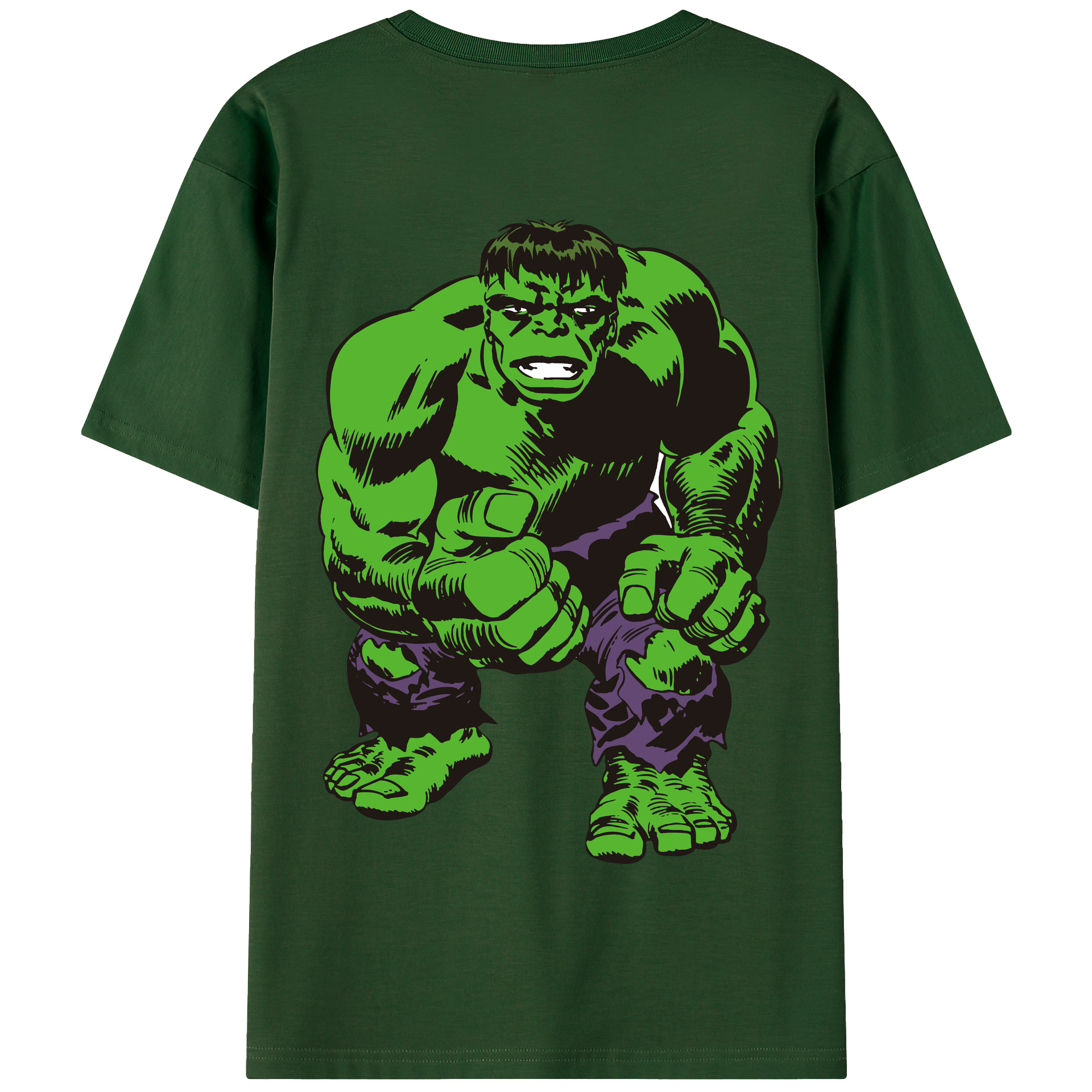 （画像用） アベンジャーズ The Avengers 綿100％半袖Tシャツ（背面プリント）